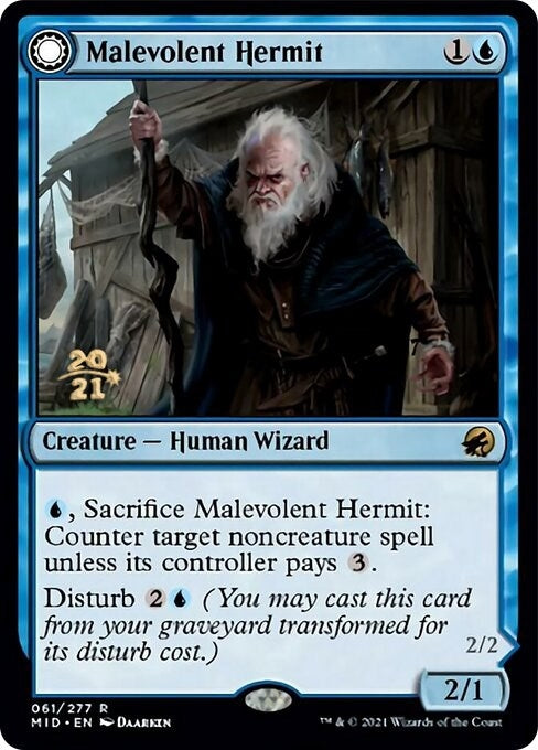 Image for Malevolent Hermit (61) - Magic: The Gathering