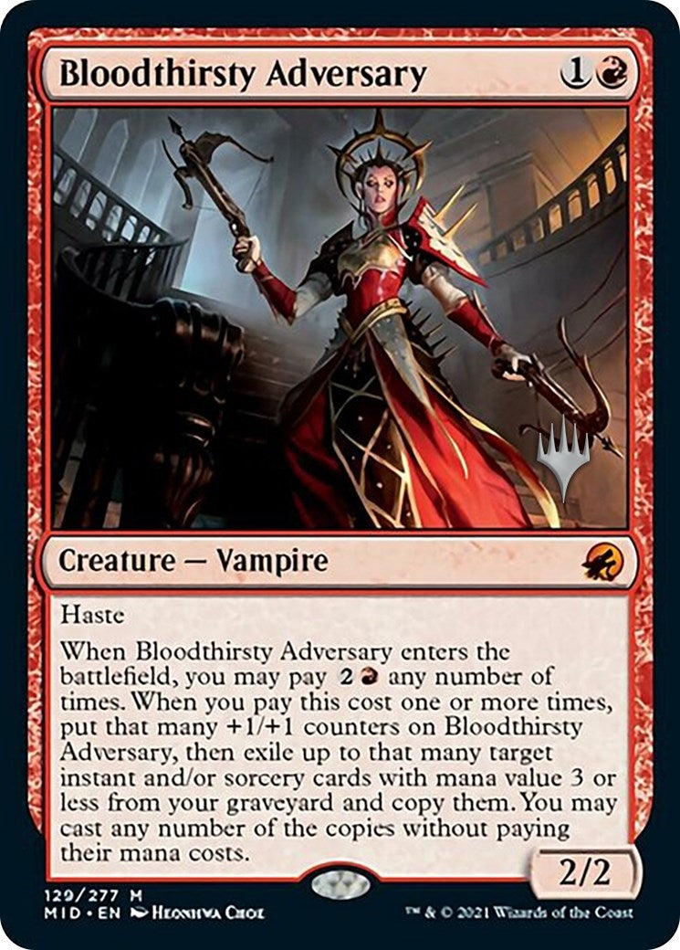Image for Bloodthirsty Adversary (129) - Magic: The Gathering