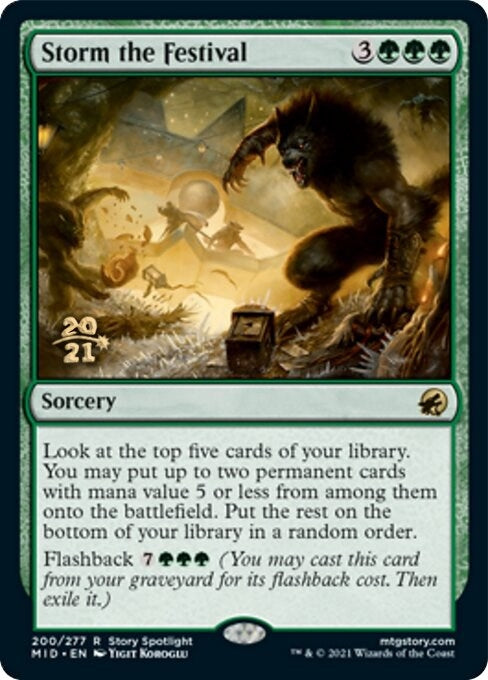 Image for Storm the Festival (200) - Magic: The Gathering