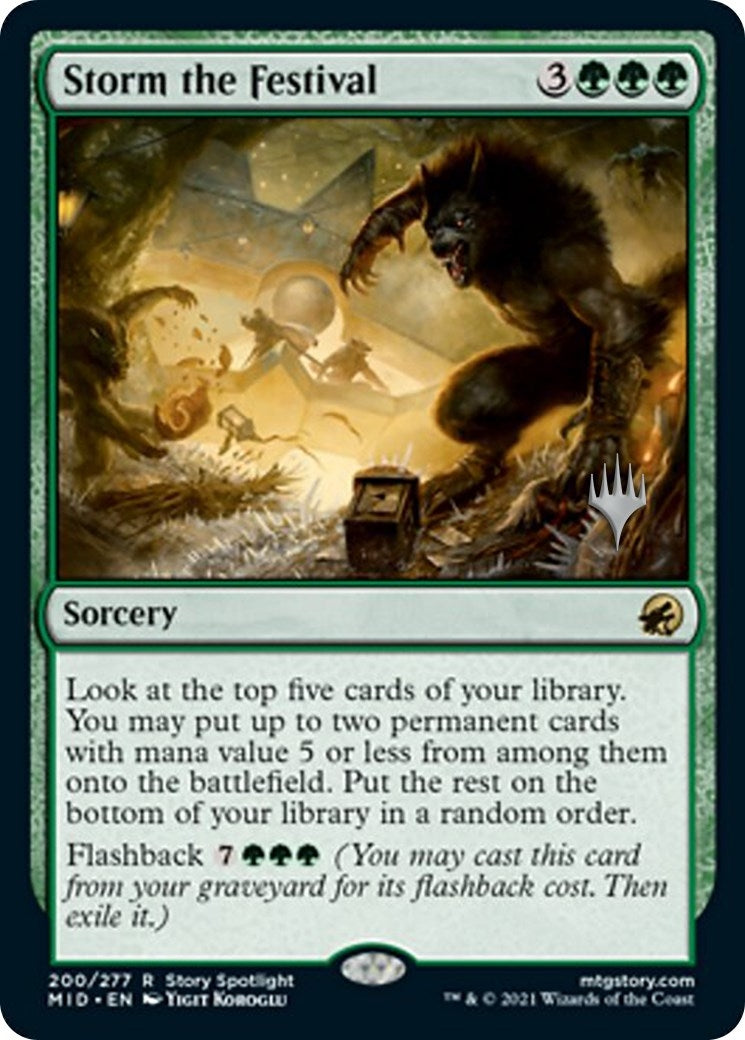 Image for Storm the Festival (200) - Magic: The Gathering