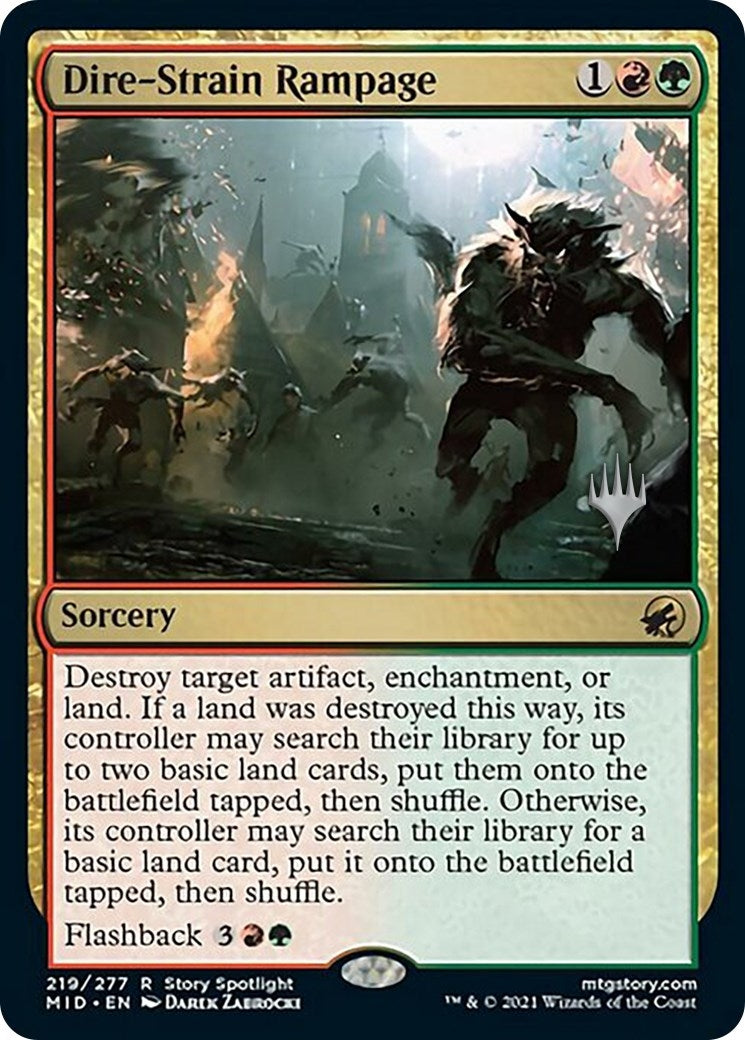 Image for Dire-Strain Rampage (219) - Magic: The Gathering