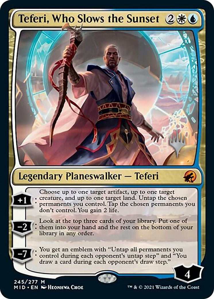 Image for Teferi, Who Slows the Sunset (245) - Magic: The Gathering
