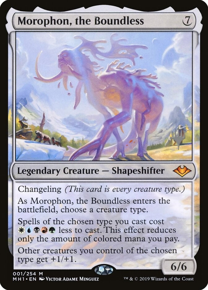 Image for Morophon, the Boundless (1) - Magic: The Gathering