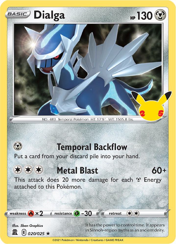Image for Dialga (020/025) (CLB) - Pokemon