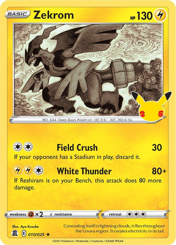 Image for Zekrom (010/025) (CLB) - Pokemon