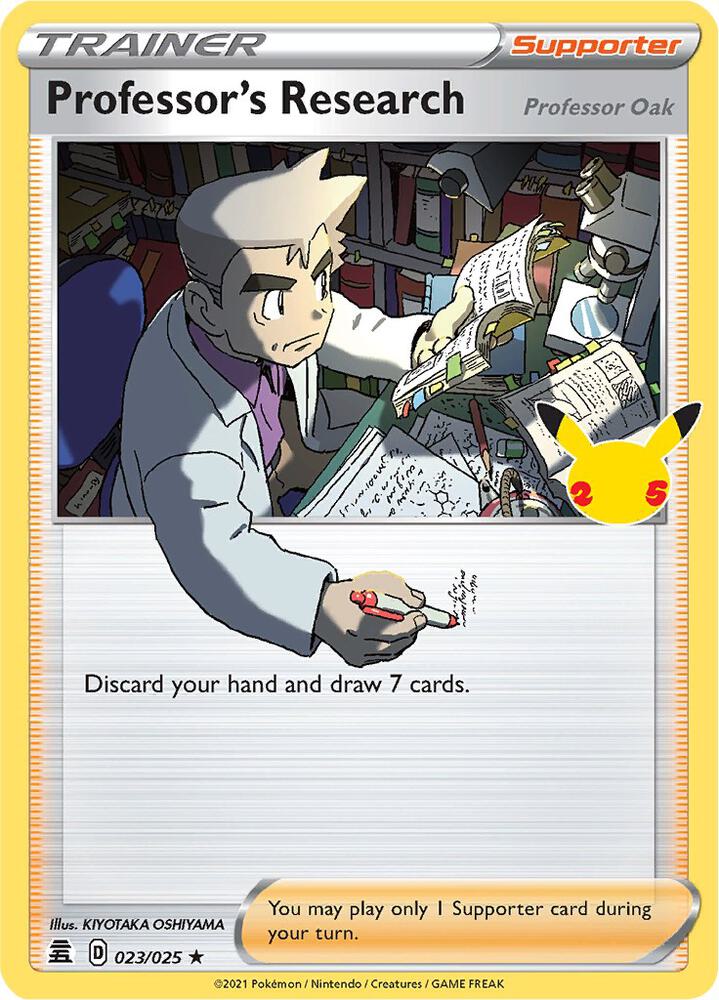 Image for Professor's Research (023/025) (CLB) - Pokemon