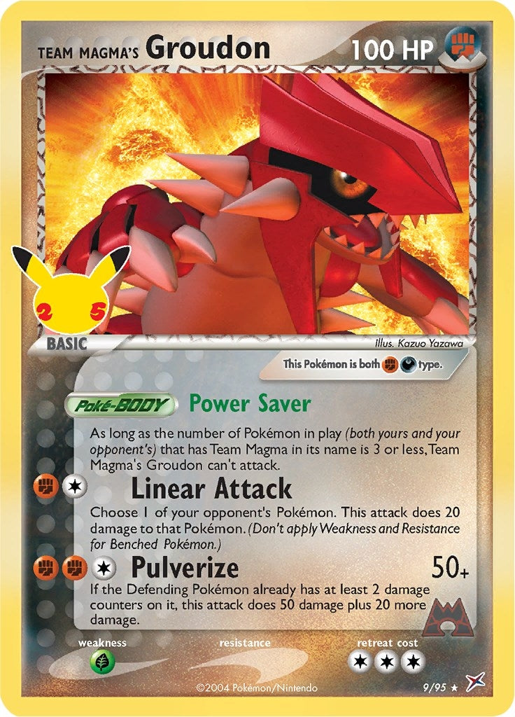 Image for Team Magma's Groudon (9/95) (CCC) - Pokemon
