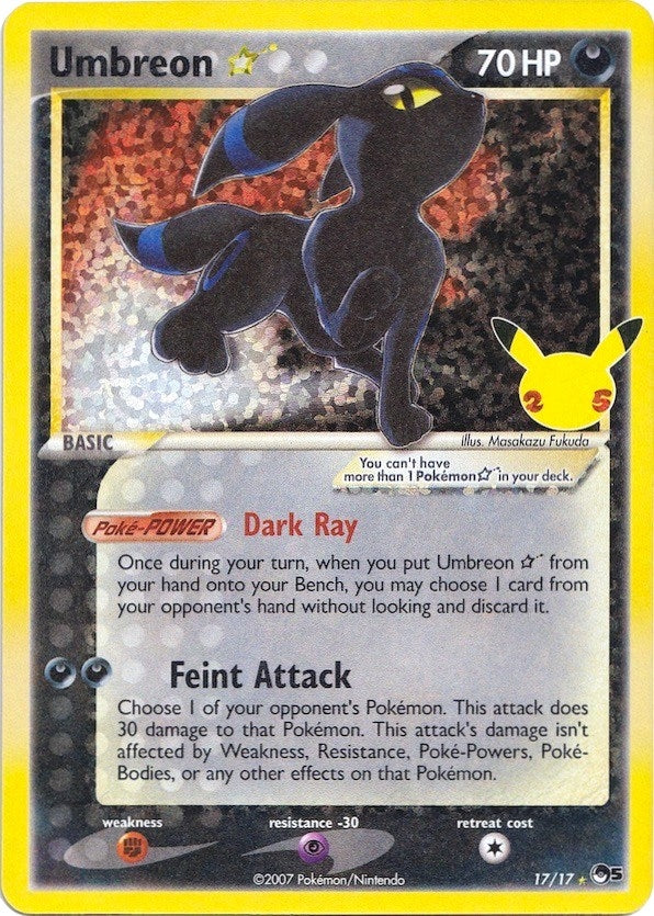 Image for Umbreon Star (17/17) (CCC) - Pokemon