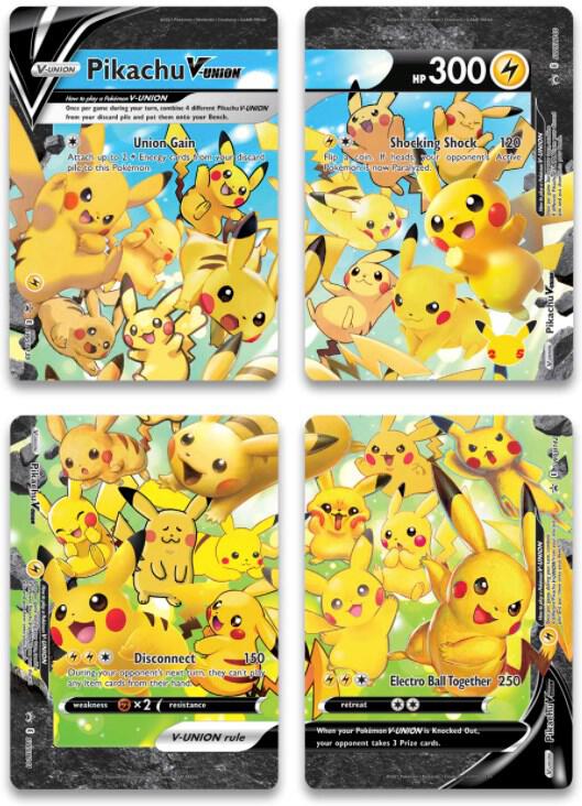 Image for Pikachu V-Union [Set of 4] (SWSD) - Pokemon