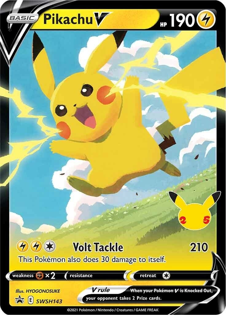 Image for Pikachu V - SWSH143 (SWSH143) (SWSD) - Pokemon