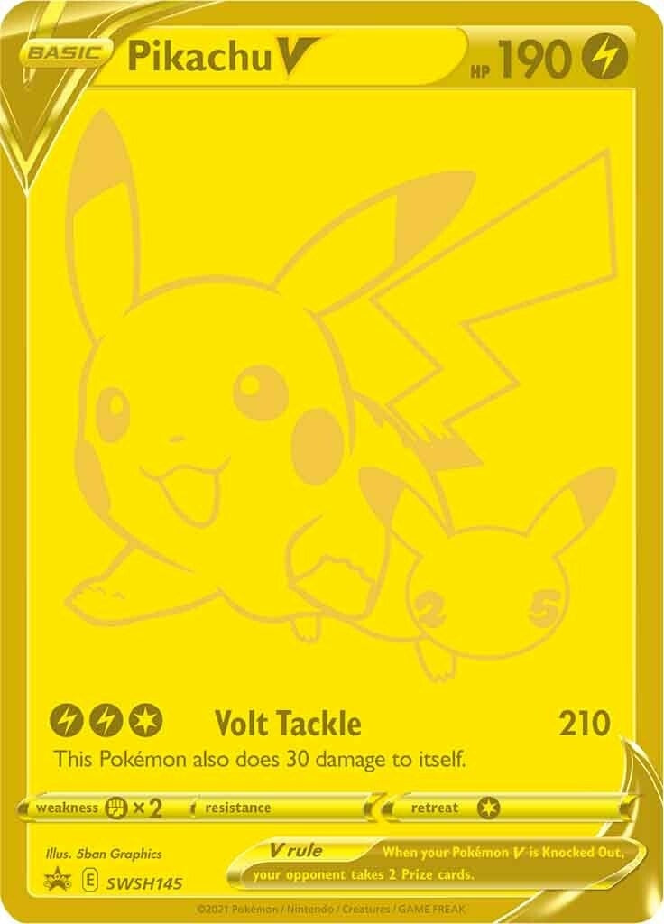 Image for Pikachu V - SWSH145 (SWSH145) (SWSD) - Pokemon