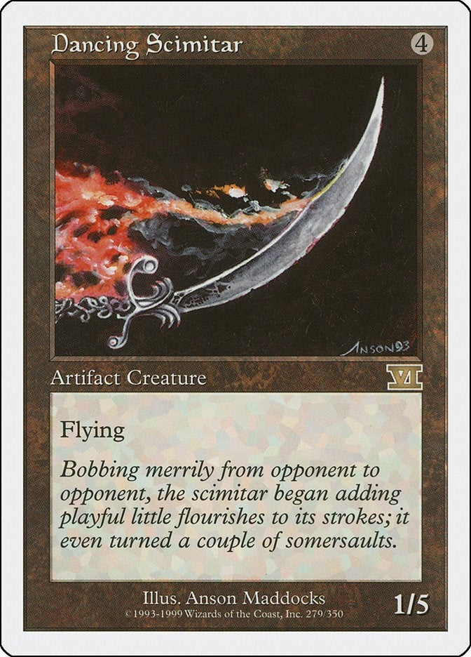 Image for Dancing Scimitar (279) - Magic: The Gathering