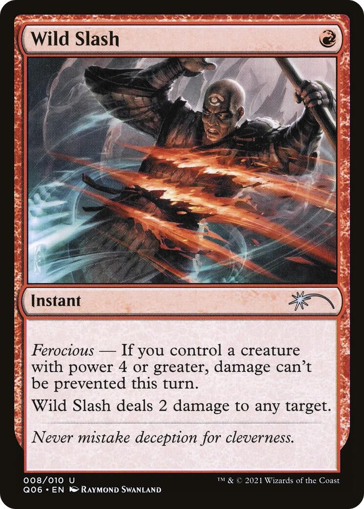 Image for Wild Slash (8) - Magic: The Gathering