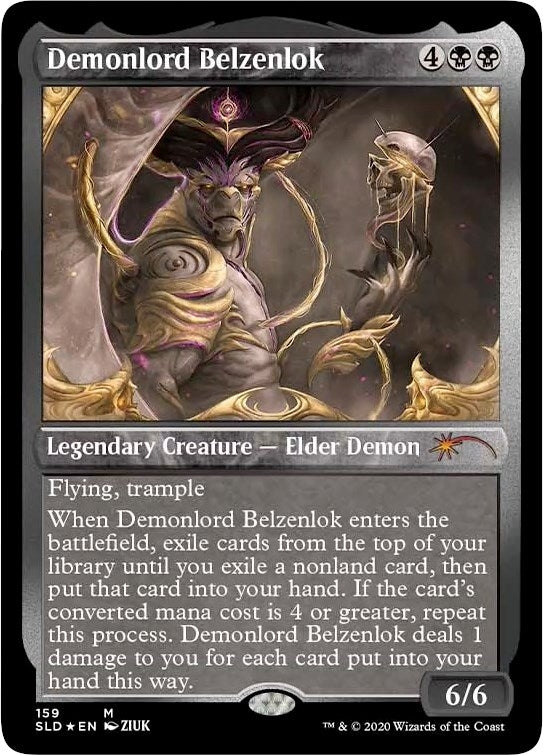 Image for Demonlord Belzenlok (Foil Etched) (159) - Magic: The Gathering