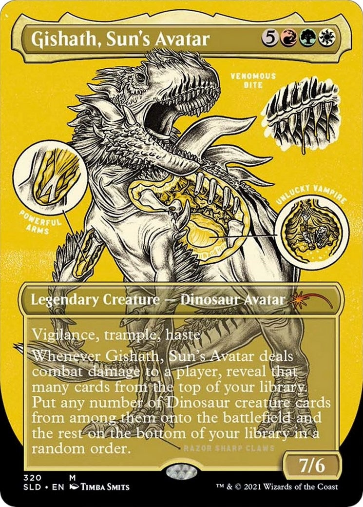 Image for Gishath, Sun's Avatar (320) (SLD) - Magic: The Gathering
