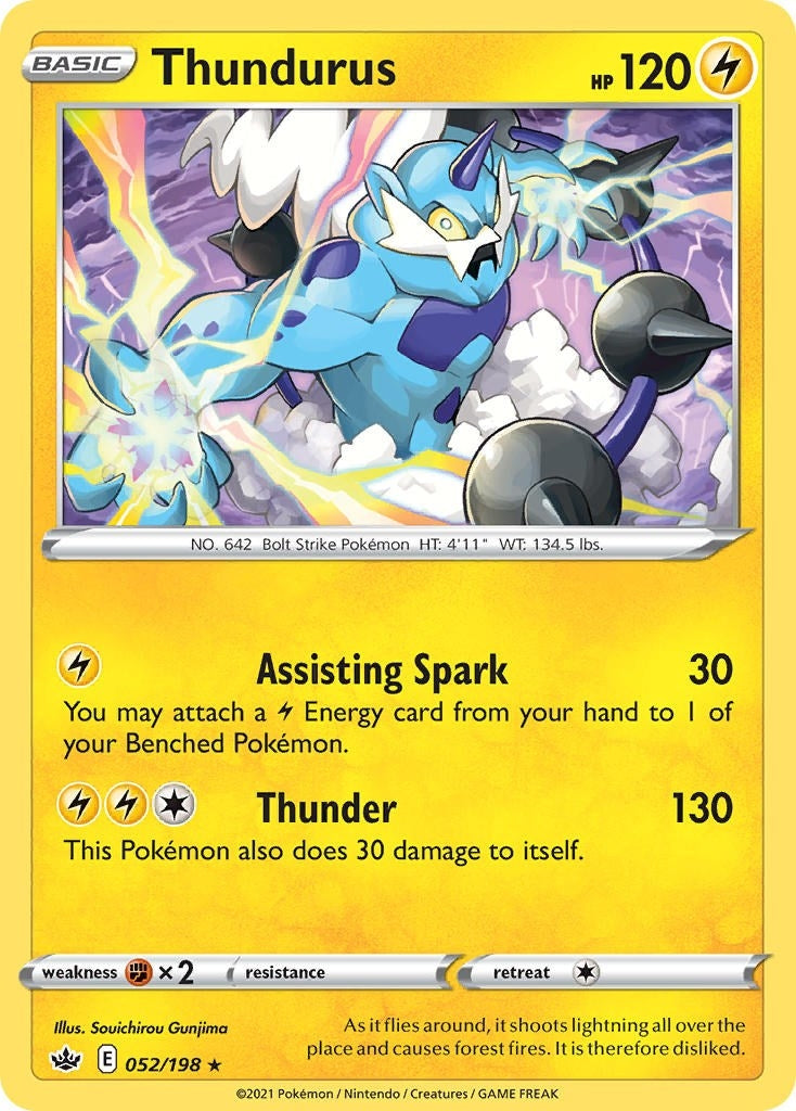 Image for Thundurus (052/198) (PR) - Pokemon