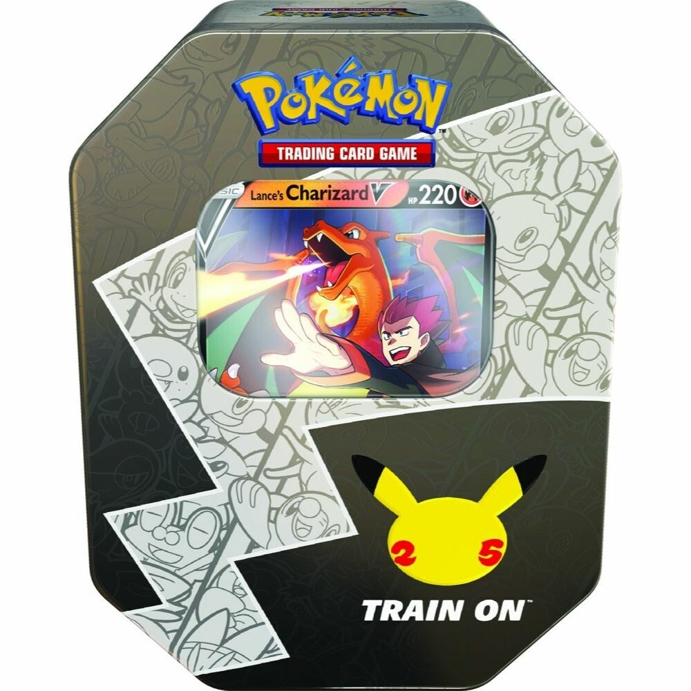 Image for Pokemon Celebrations International Tin [Lance's Charizard V] - Pokemon