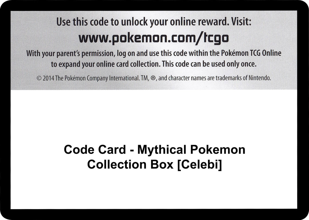 Image for Code Card - Mythical Pokemon Collection Box [Celebi] (GEN) - Pokemon