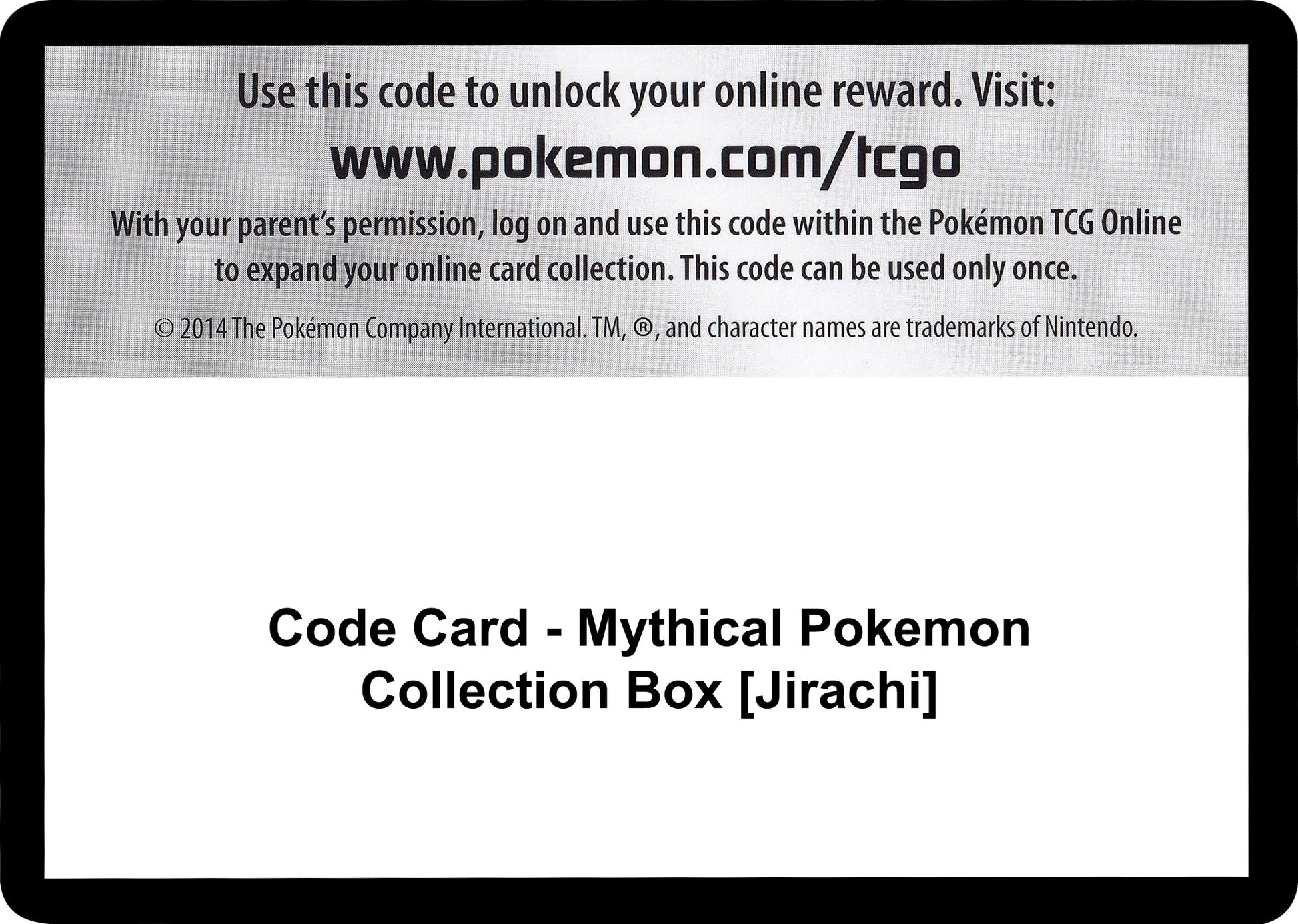 Image for Code Card - Mythical Pokemon Collection Box [Jirachi] (GEN) - Pokemon