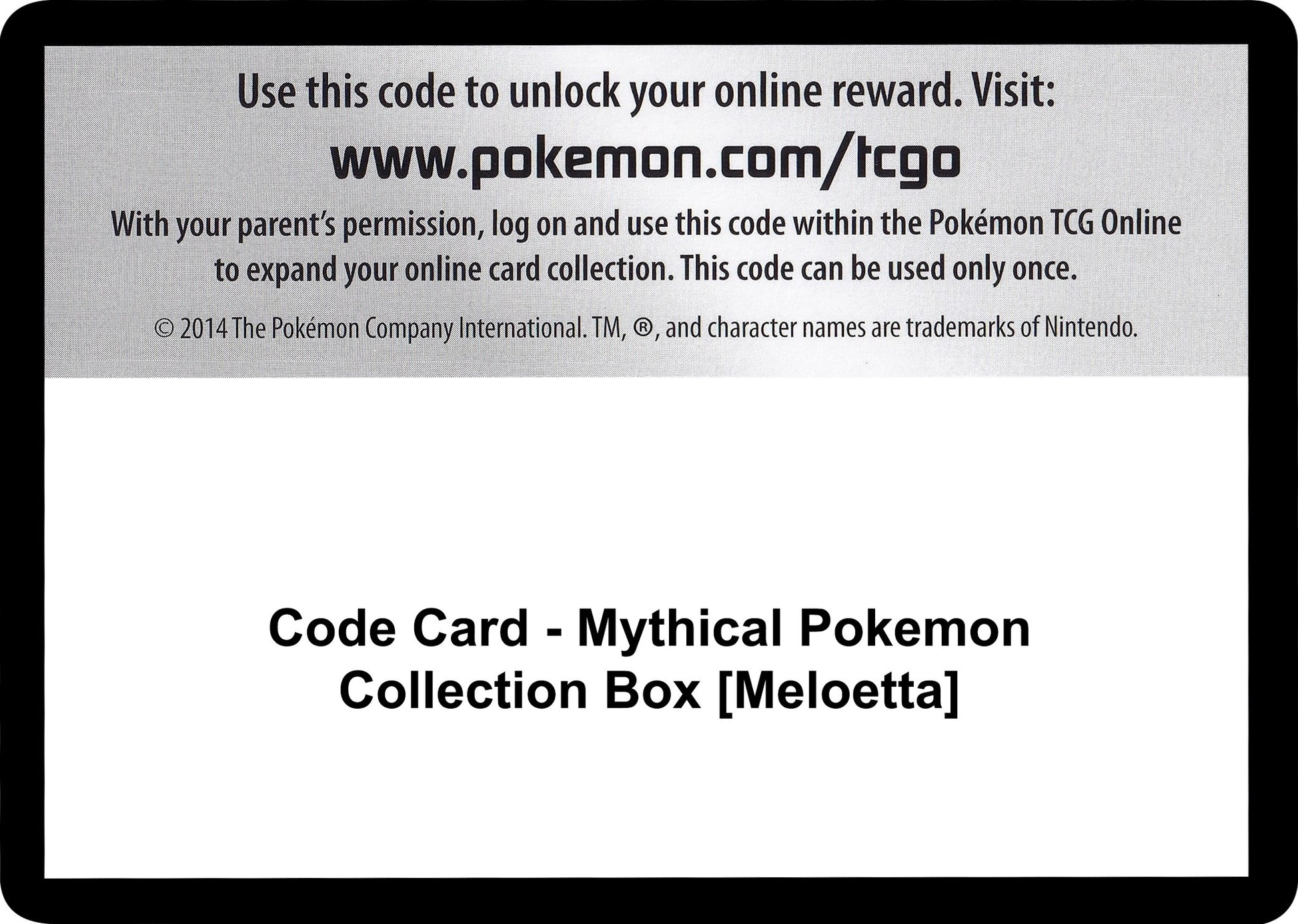 Image for Code Card - Mythical Pokemon Collection Box [Meloetta] (GEN) - Pokemon