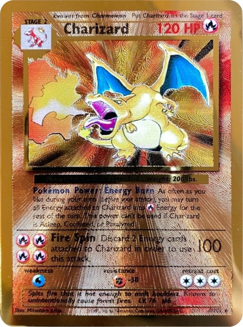 Image for Charizard (Celebrations Metal Card) (004/102) (MCAP) - Pokemon
