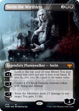 Image for Sorin the Mirthless (Borderless) (278) - Magic: The Gathering