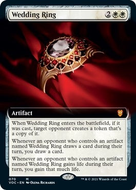 Image for Wedding Ring (Extended Art) (70) - Magic: The Gathering