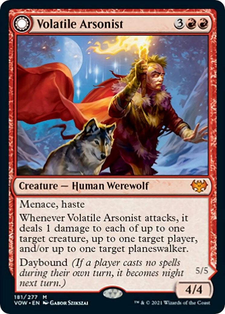 Image for Volatile Arsonist (181) - Magic: The Gathering