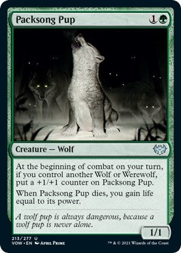 Image for Packsong Pup (213) - Magic: The Gathering