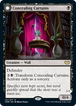 Image for Concealing Curtains (101) - Magic: The Gathering