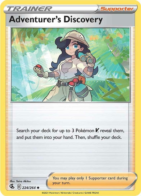 Image for Adventurer's Discovery (224/264) (SWSH08) - Pokemon