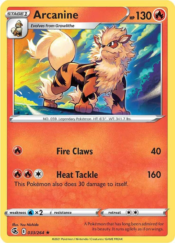 Arcanine (033/264) (SWSH08)
