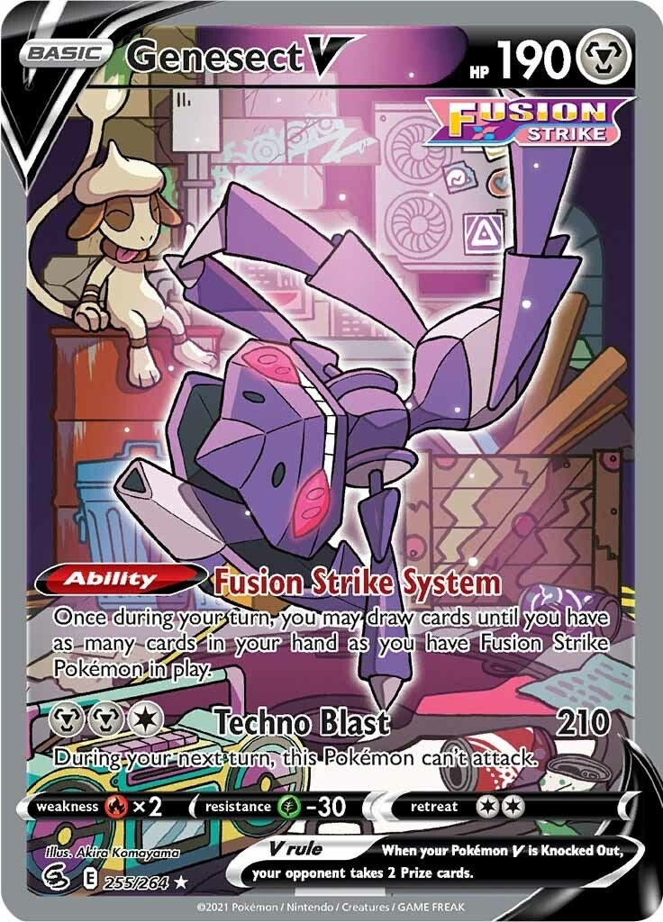 Image for Genesect V (Alternate Full Art) (255/264) (SWSH08) - Pokemon
