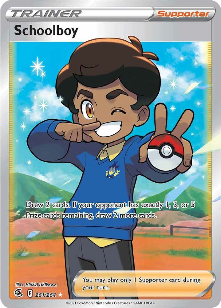 Image for Schoolboy (Full Art) (261/264) (SWSH08) - Pokemon
