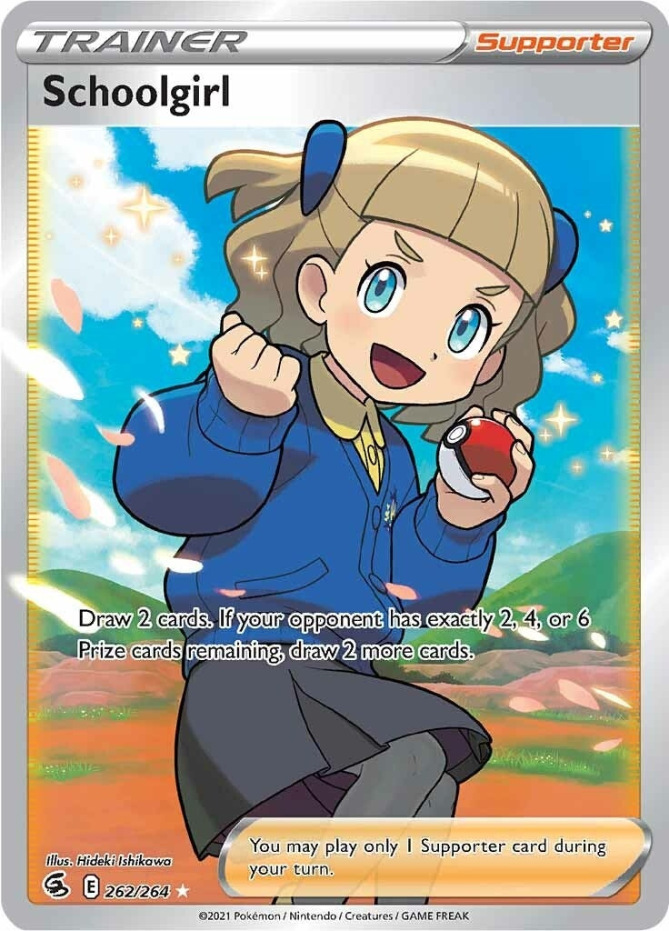 Image for Schoolgirl (Full Art) (262/264) (SWSH08) - Pokemon