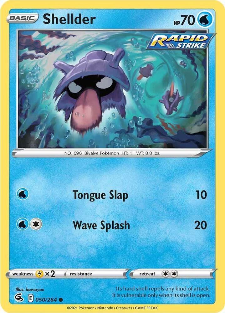 Image for Shellder (050/264) (SWSH08) - Pokemon
