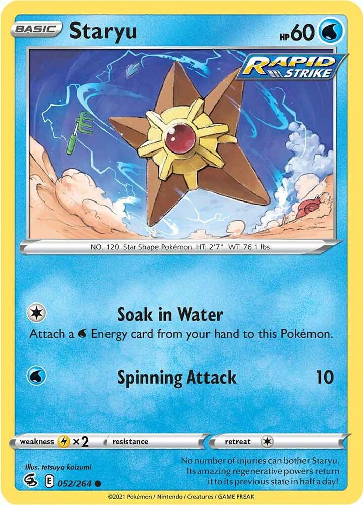 Image for Staryu (052/264) (SWSH08) - Pokemon