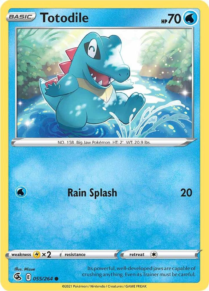 Image for Totodile (055/264) (SWSH08) - Pokemon