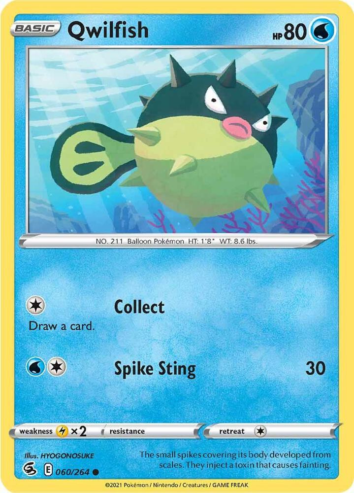 Image for Qwilfish (060/264) (SWSH08) - Pokemon
