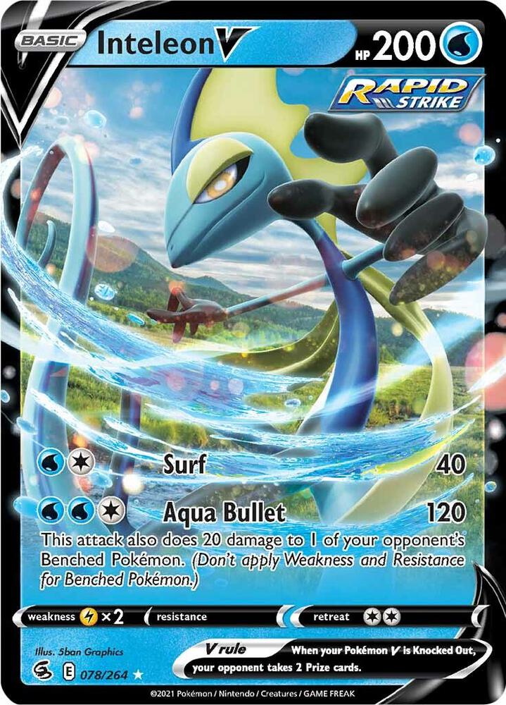 Image for Inteleon V (078/264) (SWSH08) - Pokemon