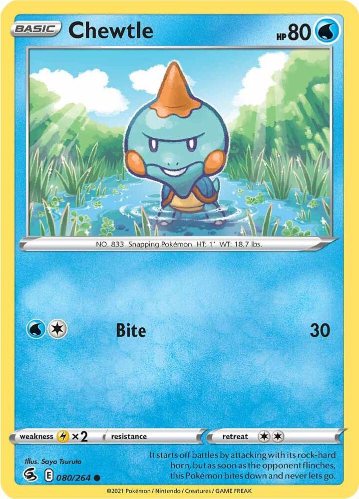 Image for Chewtle (080/264) (SWSH08) - Pokemon