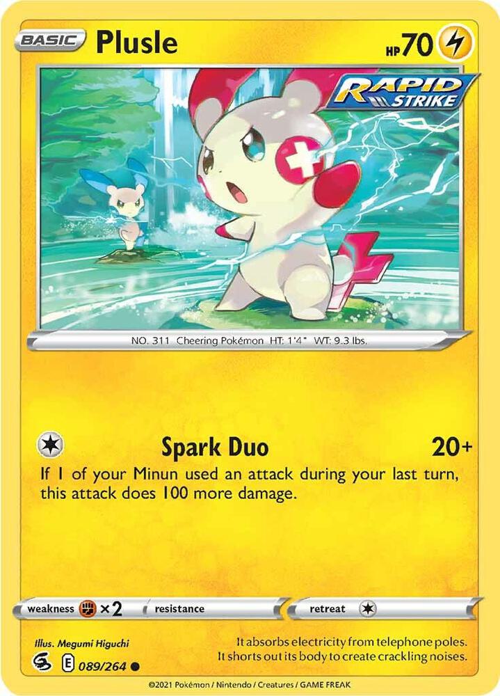 Image for Plusle (089/264) (SWSH08) - Pokemon