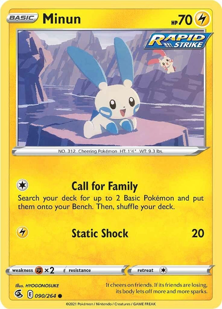 Image for Minun (090/264) (SWSH08) - Pokemon