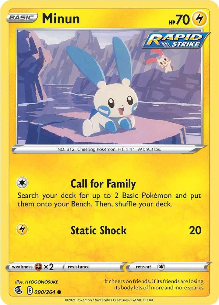 Image for Minun (090/264) (SWSH08) - Pokemon