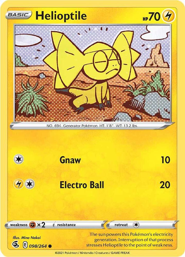 Image for Helioptile (098/264) (SWSH08) - Pokemon