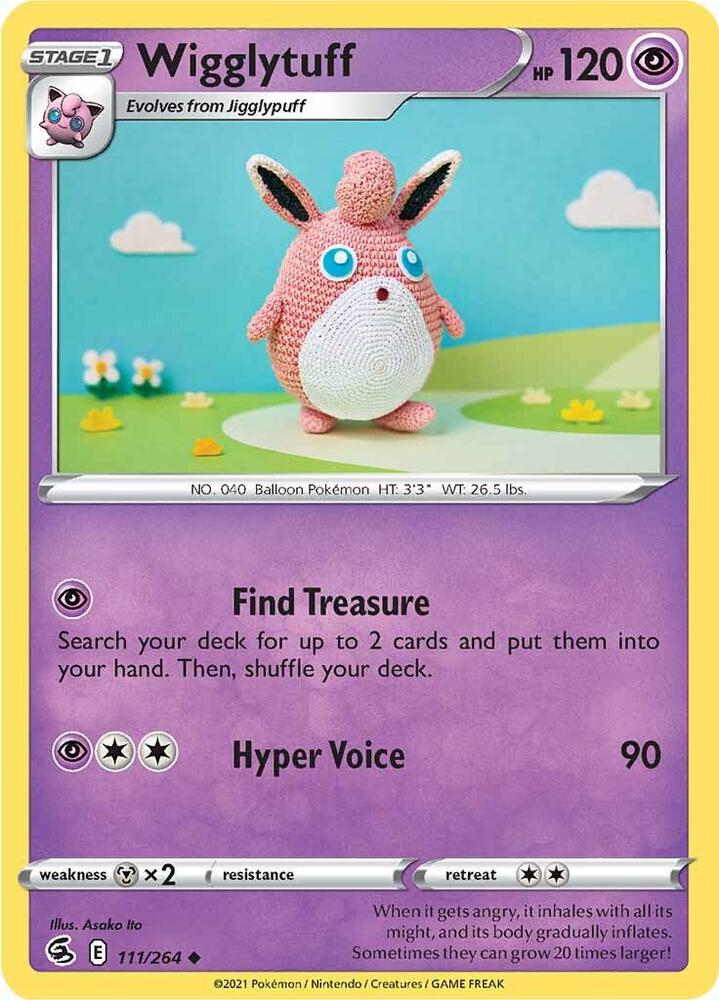 Image for Wigglytuff (111/264) (SWSH08) - Pokemon