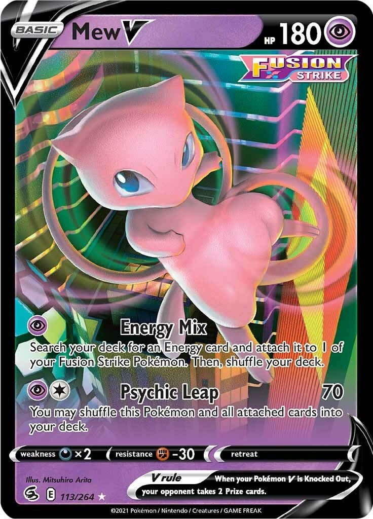 Image for Mew V (113/264) (SWSH08) - Pokemon
