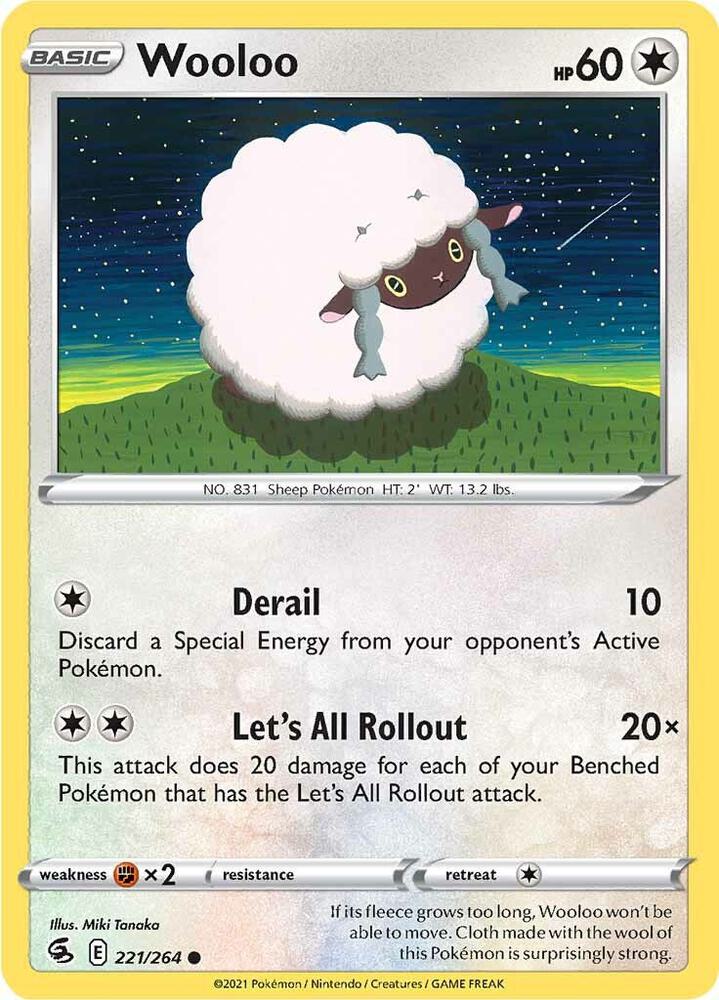 Image for Wooloo (221) (221/264) (SWSH08) - Pokemon