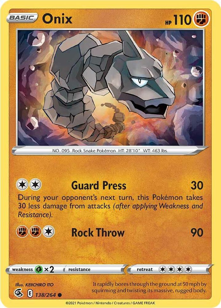 Image for Onix (138/264) (SWSH08) - Pokemon