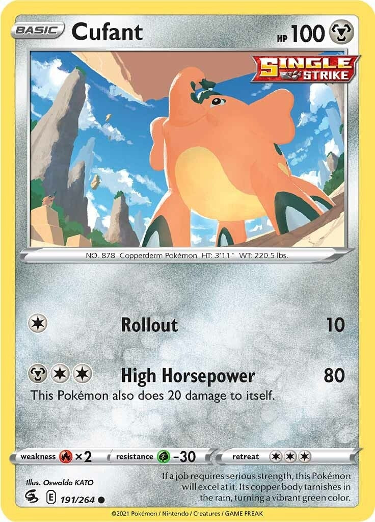 Image for Cufant (191/264) (SWSH08) - Pokemon